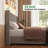 Corduroy Upholstered Platform Bed With Drawers, LED Light, Wingback Headboard, And Footboard, No Box Spring Needed-822344868
