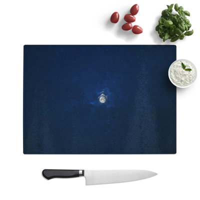 Glass Moon Through The Clouds in Abstract Chopping Board