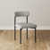 Dahlia Upholstered Counter Stool with Metal Frame