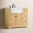 Pardue 36'' Single Bathroom Vanity with Carrara Marble Top-426362570