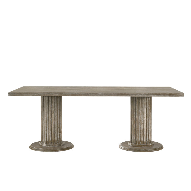 Gabrian Reclaimed Gray Finish Dining Table