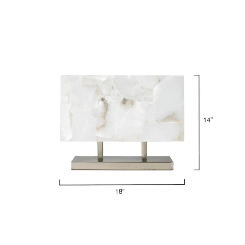 Ghost Table Lamp, Silver