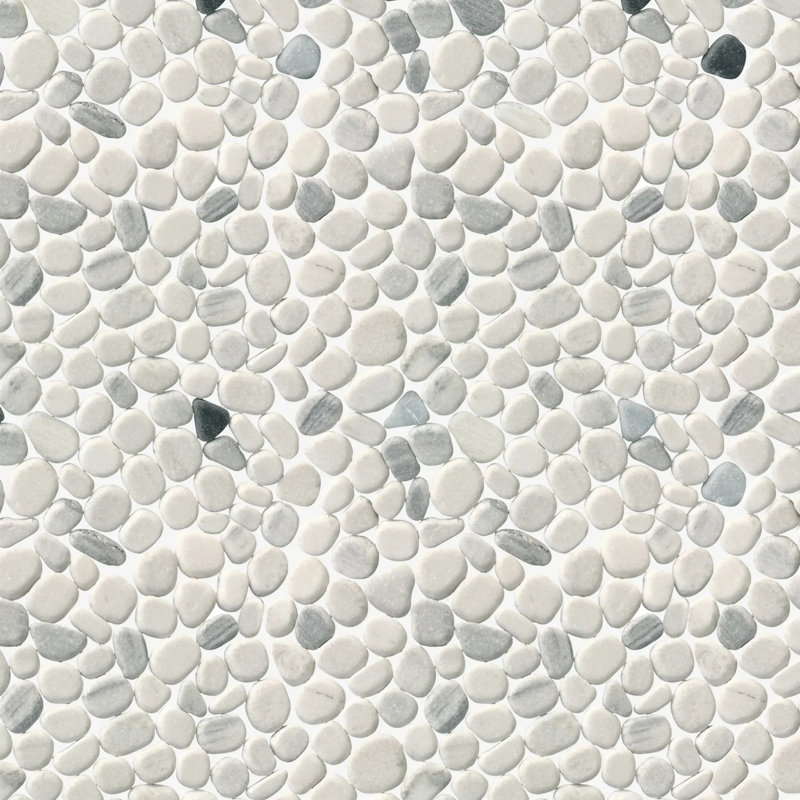Carreau de mosaïque de plancher et de mur en marbre 12 po x 12 po à motif zébré chinois (1 pied carré / pièce)