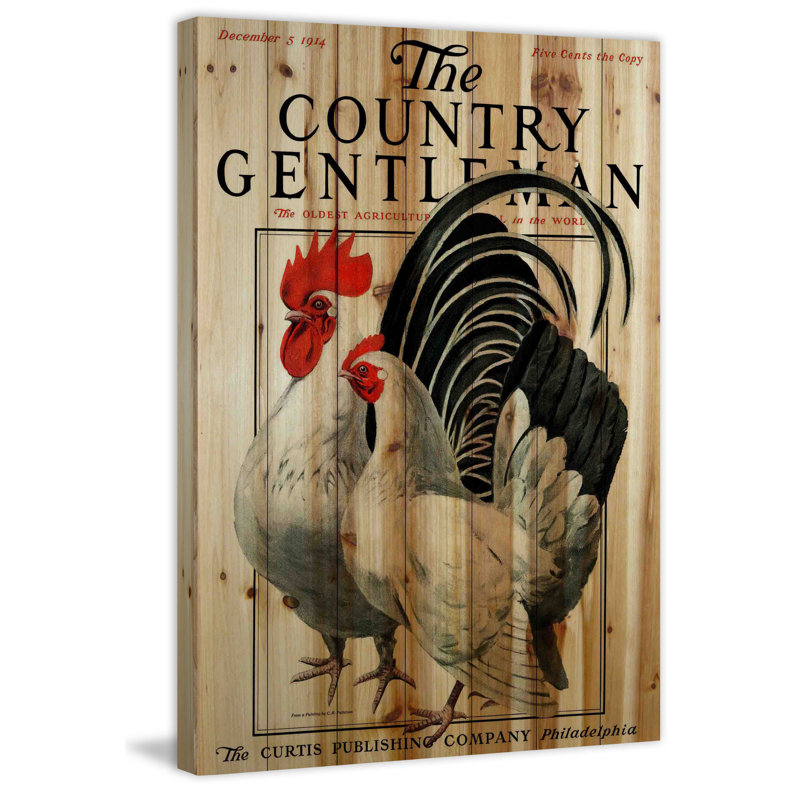 « cg aviculture », impression sur bois, H 60 po x l 40po x P 1,5 po