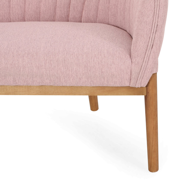 Loveseat Chair For Bedroom Living Room, Pink