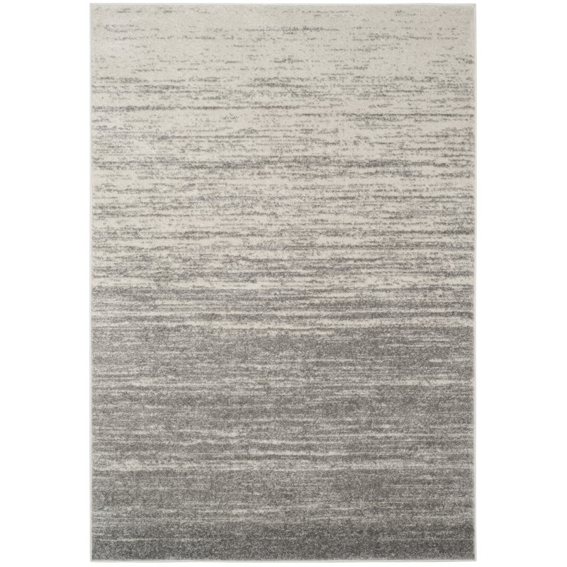 Tapis Bethlyn Gris / Gris pâle, Rectangle 4 pi x 6 pi