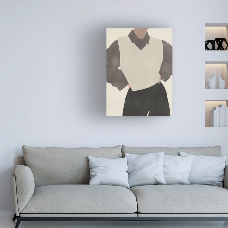 Art sur toile bolologien, petit doyen, H 14 po x l 19 po