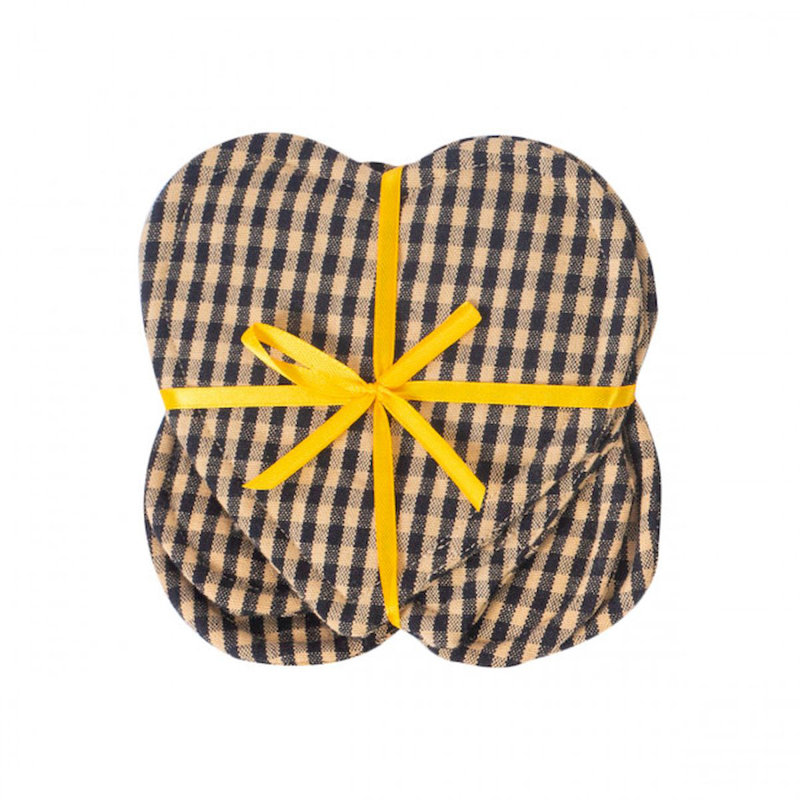 Cotton 4 Piece Coaster Set