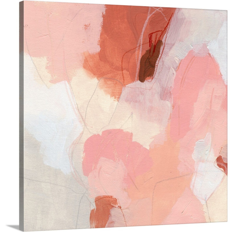 «Terracotta Cloud I» par June Erica Vess - reproduction de photo, H 30 po x l 30 po x P 1,25 po, Toile tendue
