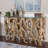 Mendes 59'' Glass Top Console Table