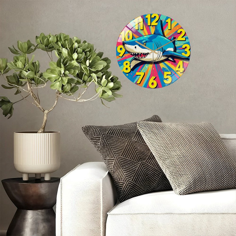 Horloge murale Shark