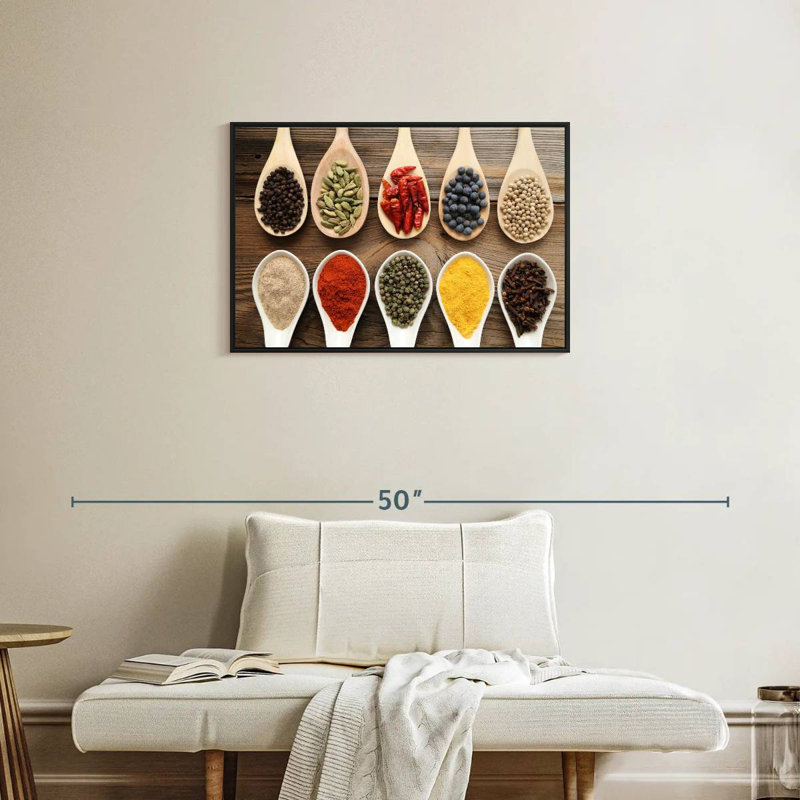 Yarlin Spices, 21" H x 31" W