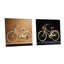 Ivory Itinerary Bicycle - Ensemble de 2 bicyclettes murales en acrylique-103920119