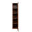 Orca 5-Shelf Bookcase with Acrylic Doors & LED Lights