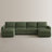 U Shaped Sofa Couch Wide Storage Sofa Livingroom Modular Sofa Sectional Couch-1238568548