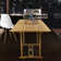 Extendable Rectangular Teak Outdoor Folding Bar Table
