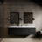 Castor 72" Wall Mounted Double Bathroom Vanity Set-82339806-112803877