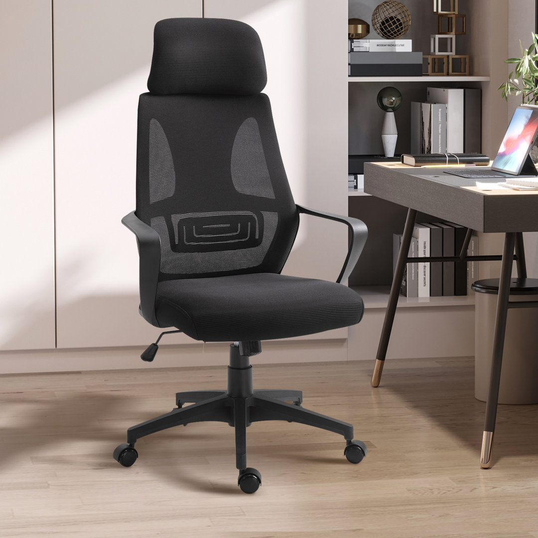 Mesh Desk Chair with Headrest
