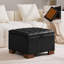 Repose-pieds de rangement carré capitonné de 23,2 po de largeur-1248905024-1254757869