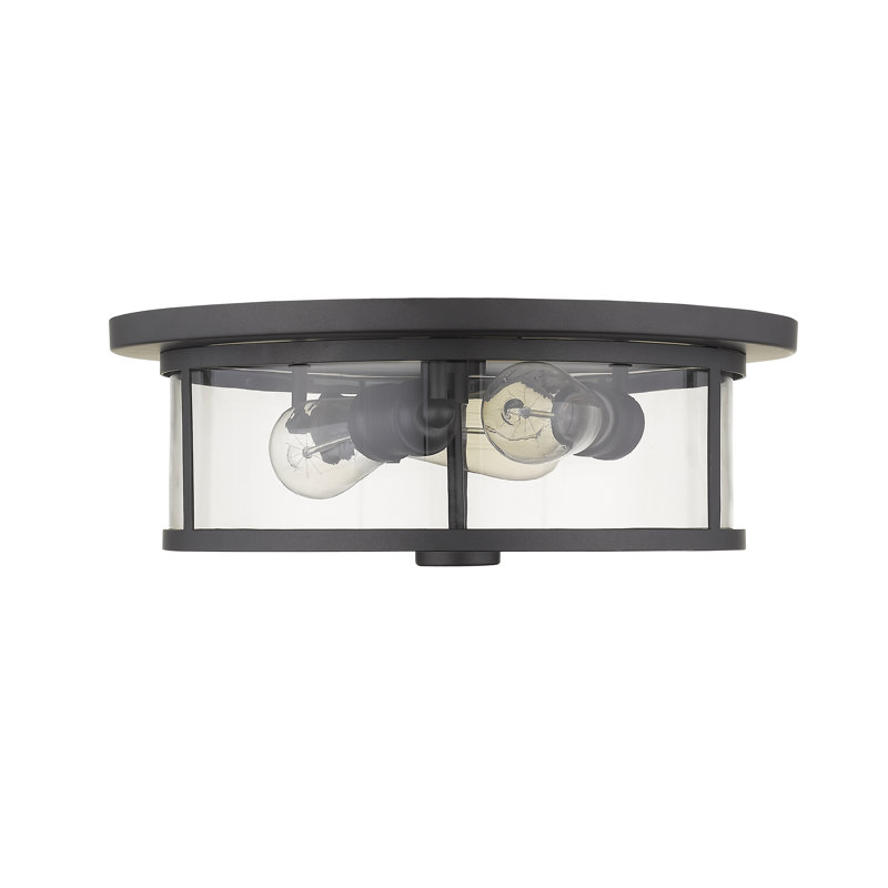 Plafonnier encastré cylindrique simple 15,75 po Attah, Bronze