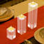 Porte-bougie en verre cristal K9