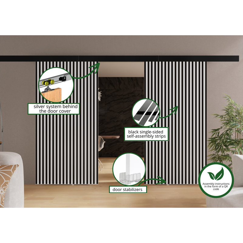 DOOR Belmo 2, 214cm x 205cm, White