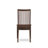 5 Piece Dining Table Set for 4 Includes a Round Kitchen Table with Dropleaf and 4 Kitchen Dining Chairs, 42x42 Inch, Mahogany-1212084439-1212084432-1278109385