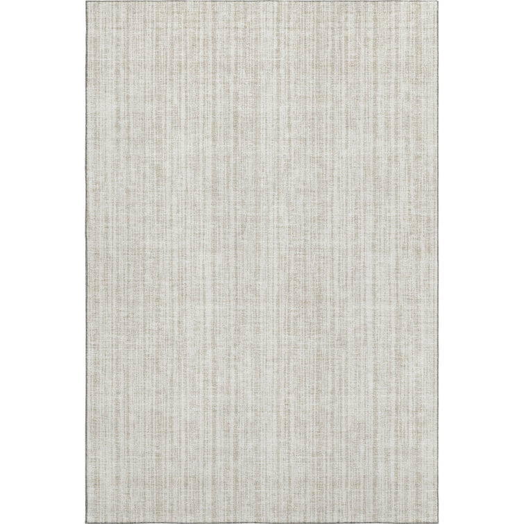 Premium Machine Washable Prisco Ivory Rug