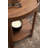 Tierney Mango Wood Rounded Square Side Table