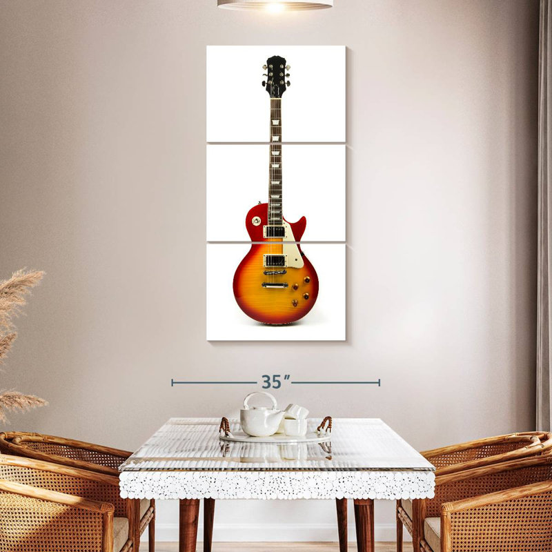 Classic Electric Guitar, 52" H x 24" W