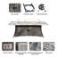 27'' H x 71'' W Propane Outdoor Fire Pit Table-69677941