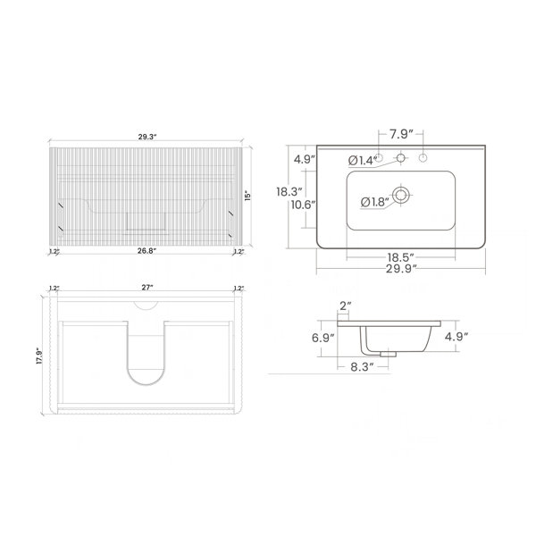 Dimensions du produit