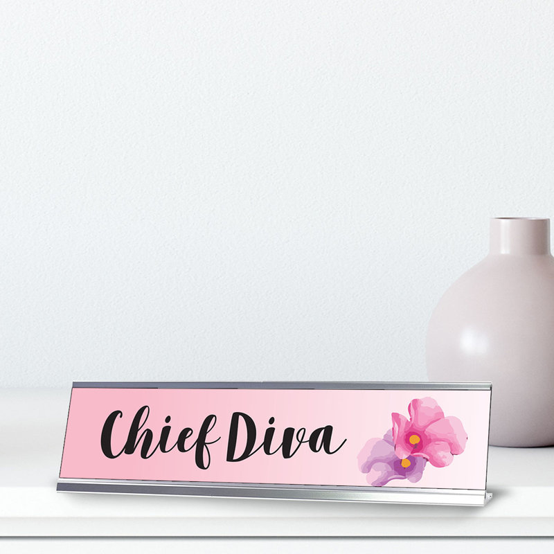 Enseigne de bureau Chief Diva