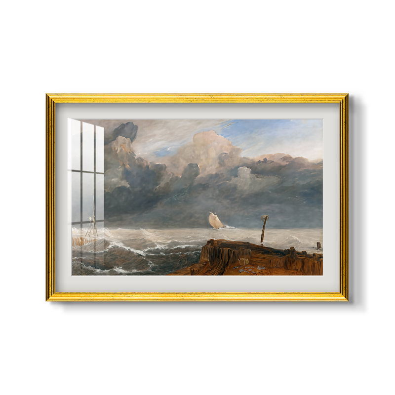 Port Ruysdael, 1827 - J.M.W. Turner - Estampe encadrée sur mesure, 20x28 INNER SIZE, Framed Print with Mat