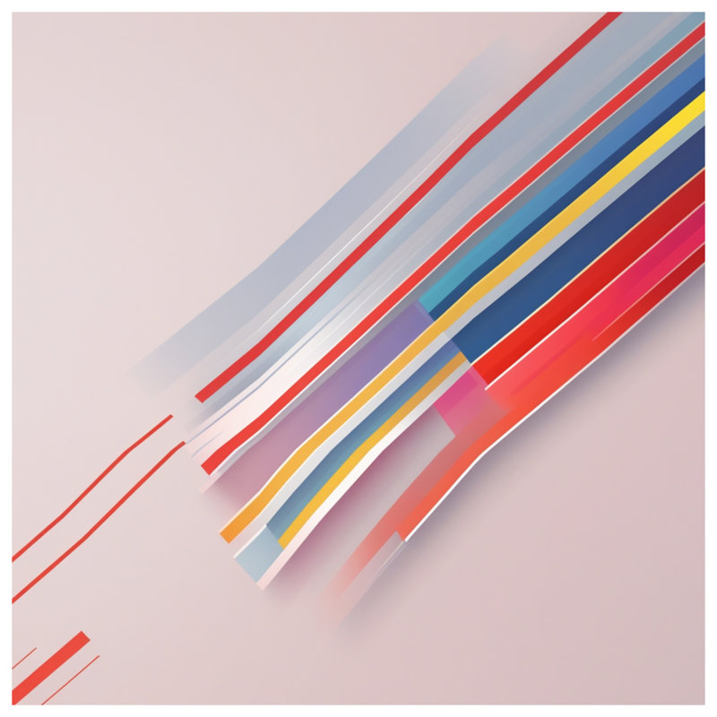 Housses de couette à lignes diagonales colorées, Lit simple