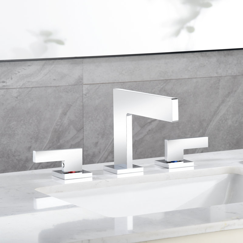 S1419W-XX Single-Hole 2-handle Bathroom Faucet, Chrome