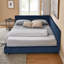 Structure de lit tapissier pour grand lit, structure de canapé-lit avec dossier et accoudoirs confortables, grand lit pour chambre à coucher, salon-1059023254