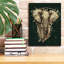 Toile épique «Gold Afrique 1 sur vert» par Wellington Studio, 18 po x 26 po-106172029