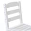 Chaise de patio robuste thermolaquée, blanc-132016566