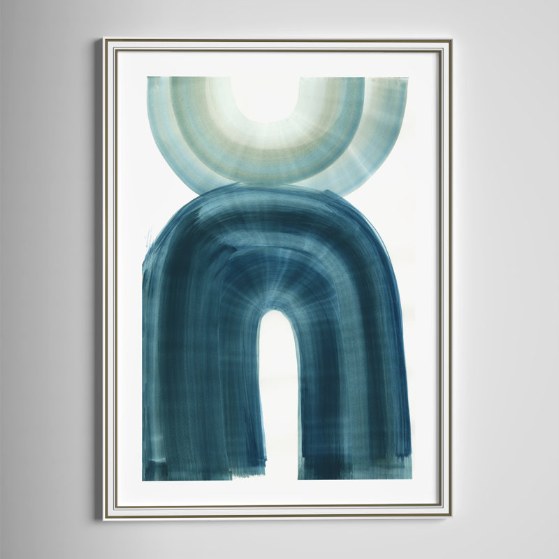 Apologue - Cadre photo, reproduction d'art sur papier, H 36,75 po x l 26,75 po x P 0,88 po, Papier avec cadre argenté
