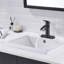 Robinet pour salle de bain à poignée simple et bec simple