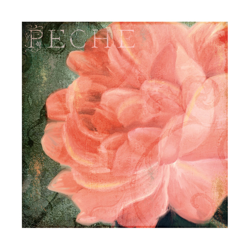 Art sur toile «Bachelor Sasha Coleurs Peche »_ALI73240, H 14 po x l 14 po