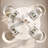5Pcs Dining Set With 4 Upholstered Chairs-44707344-44707346