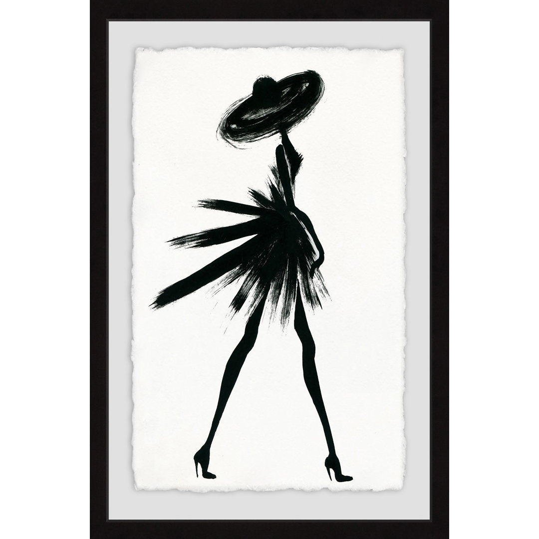 'Little Black Dress II' - Picture Frame Graphic Art Print on Paper Willa Arlo™ Interiors 