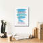  «Sideway 2 Pastel» par Farida Zaman, art mural sur toile, 12 po x 16 po