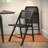 Aayah Commercial Grade Cane Rattan Folding Chairs with Solid Wood Frame and Seat-1932863733
