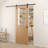 6.6 Ft. Soft Close Standard Single Barn Door Hardware Kit (Door Not Included)-22555935