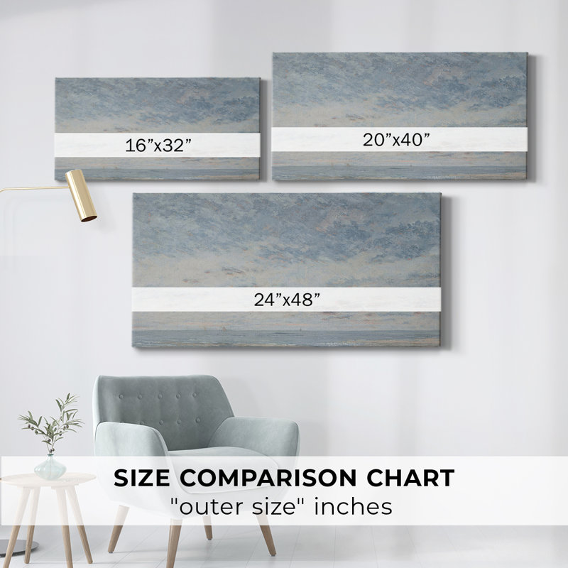 Série paysage - CM XXX - Toile tendue avec châssis - Prêt à accrocher, H 16 po x l 32 po