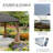 Gazebo 10' X 13' Hardtop Gazebo With Curtains, Netting, Pavilion With Steel Roof Ceiling Hook