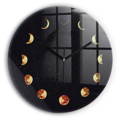 Glass Wall Clock